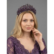 Magic Tiara Işıltılı Kristal Taşlı Prenses Gelin Tacı