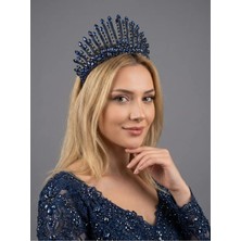 Magic Tiara Düğün/kına Gecesi Için Işıltılı Kristal Gelin Tacı – Farklı Renk Seçenekleriyle