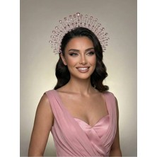 Magic Tiara Kristal Işıltılı Gelin Tacı – 7 Renk Seçeneğiyle Işıldayın