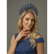 Magic Tiara Işıltılı Kristal Gelin Tacı – 7 Renk Seçeneğiyle Işıldayın