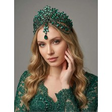 Magic Tiara Kristal Taşlı Gelin Tacı – 7 Farklı Renk Seçeneğiyle Işıltınızı Yansıtın