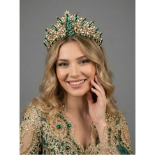 Magic Tiara Işıltılı Kına Gecesi Tacı – Kristal Taşlı Gösterişli Model