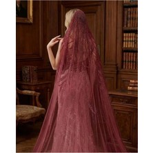 Magic Tiara Işıltılı Boncuk Işlemeli Gelin Duvağı – Şık ve Zarif Tasarım