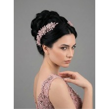 Magic Tiara El Yapımı Kristal Taşlı Ikili Saç Bandı – Zarif ve Işıltılı Özel Gün Aksesuarı