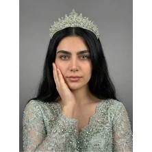 Magic Tiara Kristal Taşlı Taç – Zarif ve Gösterişli Özel Gün Tacı