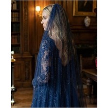 Magic Tiara Zarif Süslemeli Tül Gelin Duvak – Romantik Beyaz Aksesuar