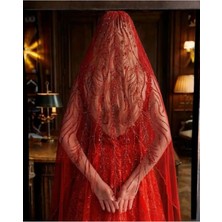 Magic Tiara Taş Işlemeli Gelin Duvak – Işıltılı Tül Duvak