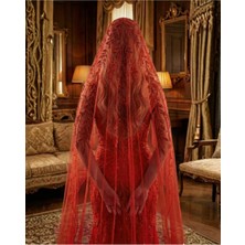 Magic Tiara Zarif Işıltılı Duvak – Gelin Tülü, Parlak Boncuk Detaylı