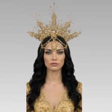 Magic Tiara El Yapımı Güneş Işığı Gelin Tacı – Farklı Renk Seçenekleriyle