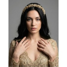 Magic Tiara Kristal Taşlı Saç Bandı – El Yapımı Işıltılı Özel Gün Aksesuarı