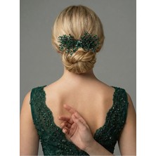 Magic Tiara Kristal Taşlı Saç Tokası – El Yapımı Özel Gün Aksesuarı