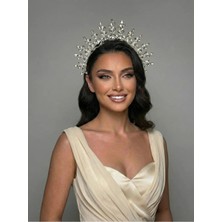 Magic Tiara Işıltılı Kristal Gelin Tacı – 7 Renk Seçeneğiyle Işıldayın
