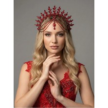 Magic Tiara Işıltılı Kristal Gelin Tacı – 7 Renk Seçeneğiyle Zarafetin Ta Kendisi