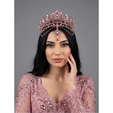 Magic Tiara Kristal Gelin Tacı – 7 Renk Seçeneğiyle Işıltılı ve Göz Alıcı