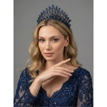Magic Tiara Işıltılı Kına Gecesi Tacı – Kristal Taşlı Gösterişli Model