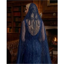 Magic Tiara Boncuk Işlemeli Uzun Gelin Duvağı – Zarafetin Işıltılı Hali