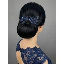 Magic Tiara El Yapımı Boncuklu Saç Tarağı – Özel Günler Için Zarif Topuz Aksesuarı