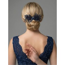 Magic Tiara Kristal Taşlı Saç Tokası – El Yapımı Özel Gün Aksesuarı