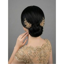 Magic Tiara Kristal Çift Saç Tokası – Özel Günler Için Işıltılı Aksesuar