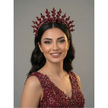 Magic Tiara Işıltılı Kristal Gelin Tacı – 7 Renk Seçeneğiyle Işıldayın