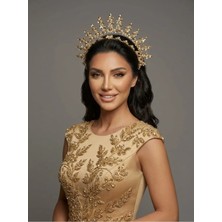 Magic Tiara Işıltılı Kristal Gelin Tacı – 7 Renk Seçeneğiyle Işıldayın