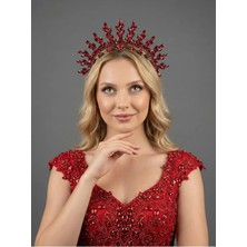 Magic Tiara Işıltılı Kristal Gelin Tacı – 7 Renk Seçeneğiyle Işıldayın