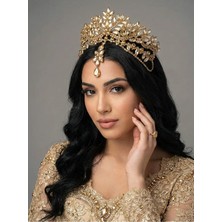 Magic Tiara Kristal Taşlı Gelin Tacı – 7 Farklı Renk Seçeneğiyle Işıltınızı Yansıtın