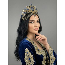 Magic Tiara Kristal Taşlı Işıltılı Gelin Tacı – 8 Renk Seçeneğiyle Göz Alıcı Zarafet