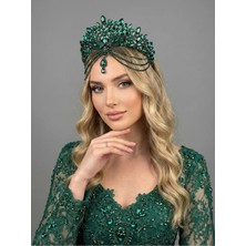 Magic Tiara Kristal Taşlı Işıltılı Gelin Tacı – 8 Renk Seçeneğiyle Göz Alıcı Zarafet