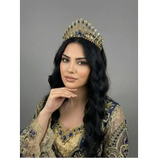 Magic Tiara Işıltılı Kına Gecesi Tacı – Kristal Taşlı Gösterişli Model