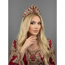 Magic Tiara Işıltılı Kına Gecesi Tacı – Kristal Taşlı Gösterişli Model