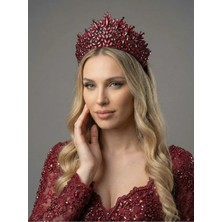 Magic Tiara Işıltılı Kına Gecesi Tacı – Kristal Taşlı Gösterişli Model