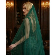 Magic Tiara Şerit Detaylı Gelin Duvağı – Zarif ve Modern Dokunuş