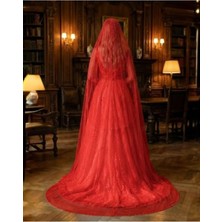 Magic Tiara Zarif Süslemeli Tül Gelin Duvak – Romantik Beyaz Aksesuar