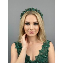 Magic Tiara Kristal Taşlı Saç Bandı – El Yapımı Işıltılı Özel Gün Aksesuarı