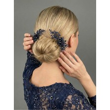 Magic Tiara Kristal Çift Saç Tokası – Özel Günler Için Işıltılı Aksesuar