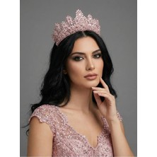 Magic Tiara Işıltılı Kristal Taç – El Yapımı Özel Gün Tacı