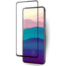 Maks Technology Galaxy A80 Mkst Kenarları Kırılmaya Dayanıklı Cam Ekran Koruyucu - Siyah