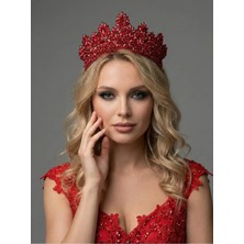 Magic Tiara Işıltılı Kristal Taç – El Yapımı Özel Gün Tacı