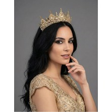 Magic Tiara El Yapımı Kristal Taç – Işıltılı ve Göz Alıcı Özel Gün Aksesuarı