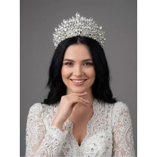 Magic Tiara Kristal Prenses Tacı – Romantik Şıklığın Simgesi
