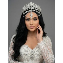 Magic Tiara Kristal Gelin Tacı – 7 Renk Seçeneğiyle Işıltılı ve Göz Alıcı