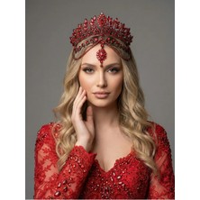 Magic Tiara Kristal Gelin Tacı – 7 Renk Seçeneğiyle Işıltılı ve Göz Alıcı