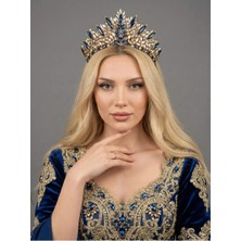 Magic Tiara Işıltılı Kına Gecesi Tacı – Kristal Taşlı Gösterişli Model