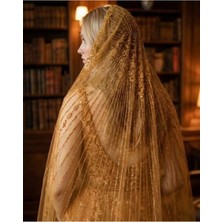 Magic Tiara Işıltılı Gelin Duvağı – Simli ve El Işlemeli Tül