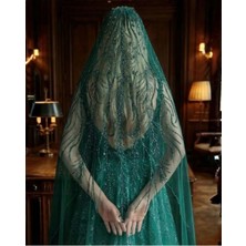 Magic Tiara Taş Işlemeli Gelin Duvak – Işıltılı Tül Duvak