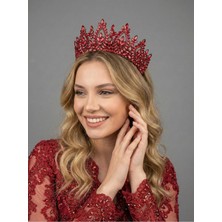 Magic Tiara Işıltılı Gelin Tacı – Kristal Taşlı Prenses Model