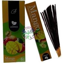 Skygo Layansaa Mango (Fresh) Kokusu Özel Aroma Kokusu Agarbatti Arınma 20 Adet 1 Paket Çubuk Tütsü
