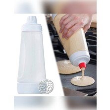 Feyza Design 1000 ml El Hamuru Karıştırma Şişesi Ölçü Işaretli ve Pratik Kullanım