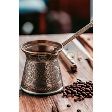 Feyza Design 4 Kişilik Döküm Cezve, Indüksiyon Uyumlu, 170 Ml, Şık ve Dayanıklı